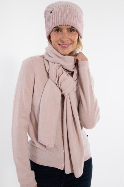 Danebundle-up Merino Scarf Powder Pink