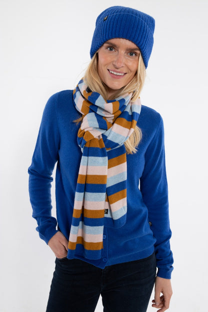 Danebundle-up Merino Scarf Gentle Stripe