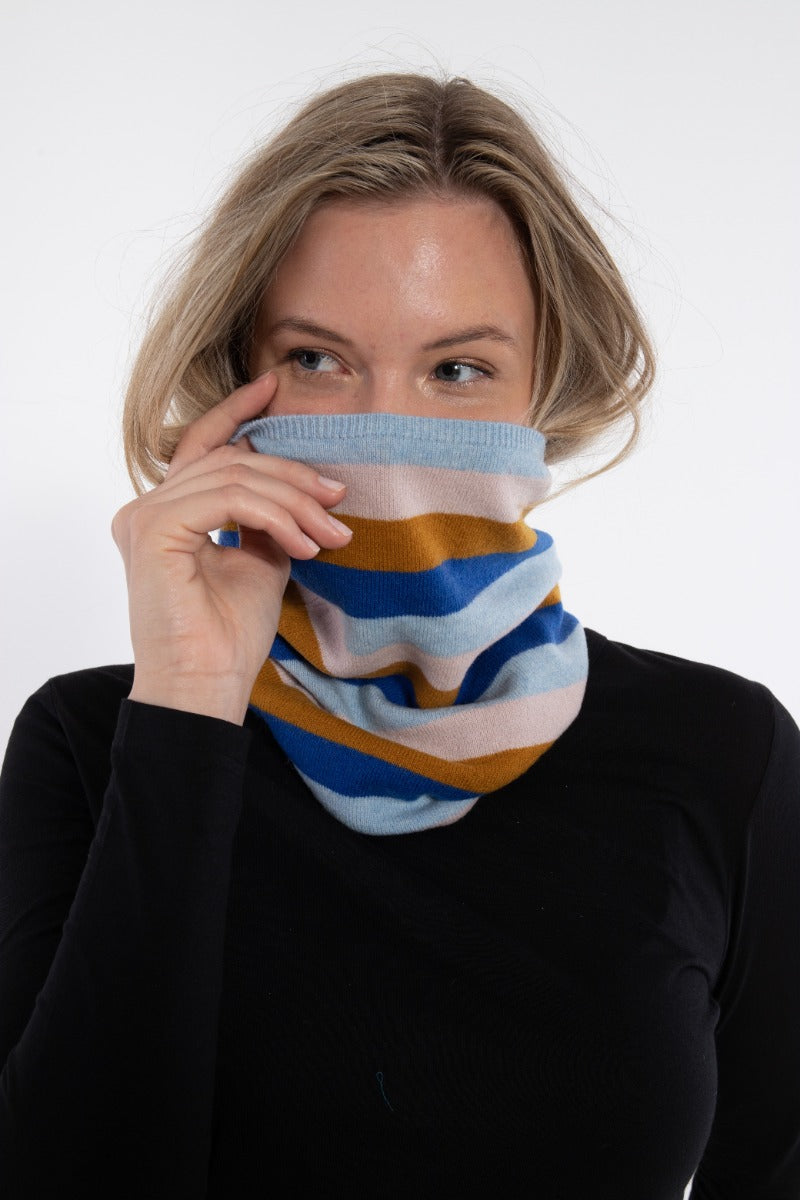 Danebest Friend Merino Neckwarmer Gentle Stripe