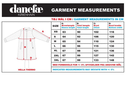  gul termo frakke til kvinder