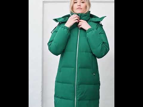Daneget Down Winter Coat Green