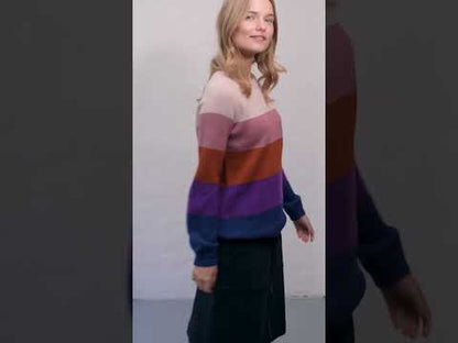 Danelisa Wool Sweater Rose Beige/Old Rose/Rust/Purple