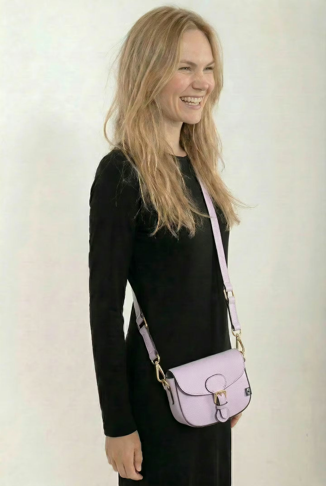 ESS - Danebernadotte Leather Shoulder Bag Lilac