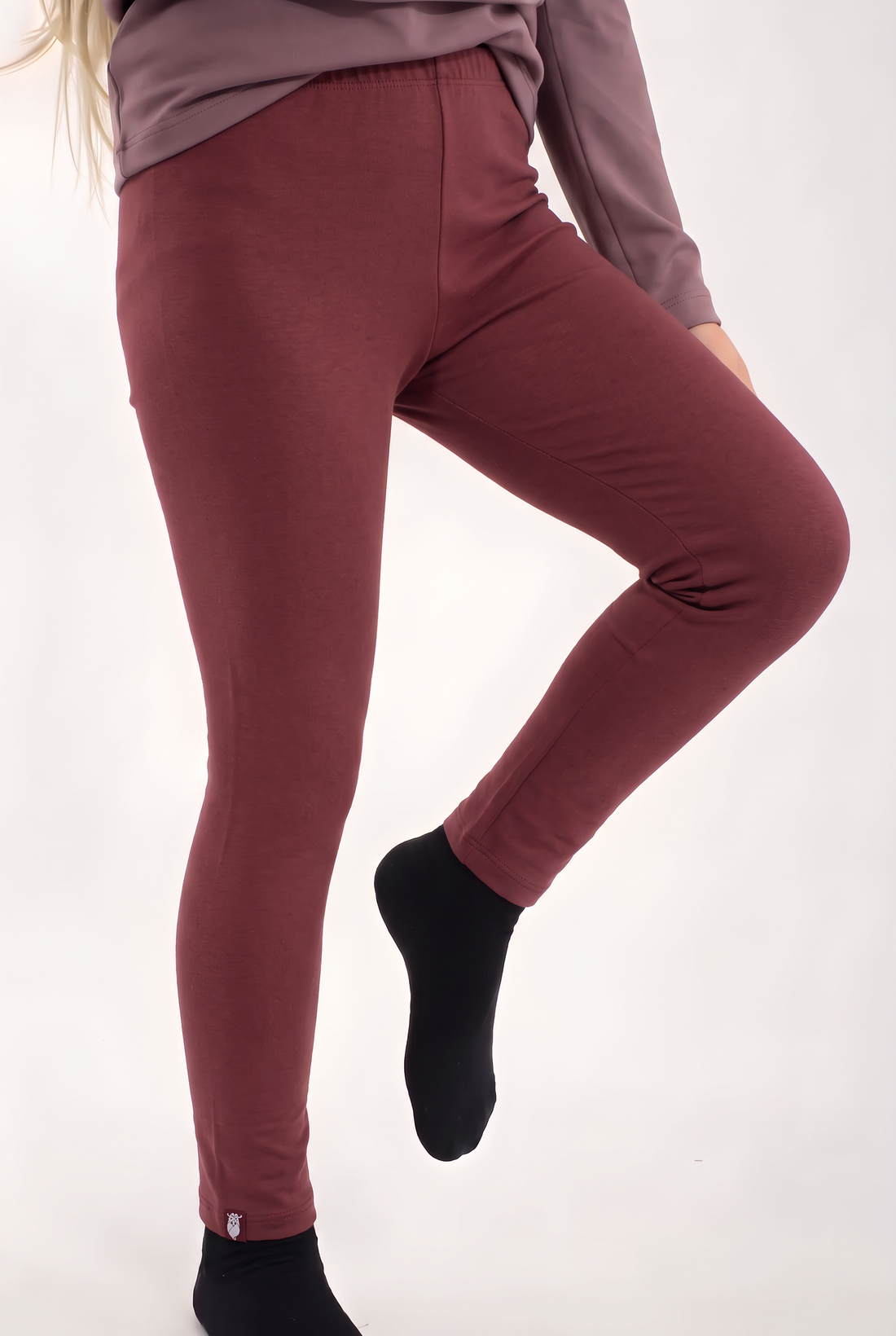 Danandrea Warm Leggings Dark Cherry