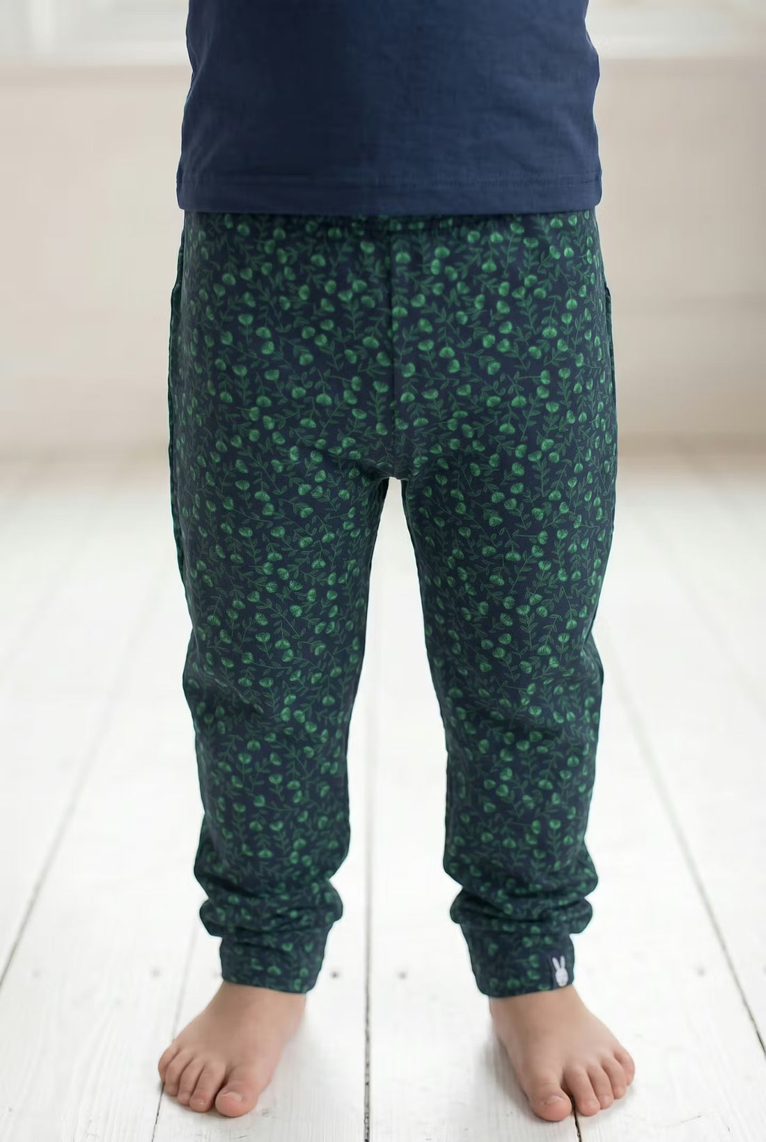ORGANIC - Danekanel leggings Dark Navy FLEURIE