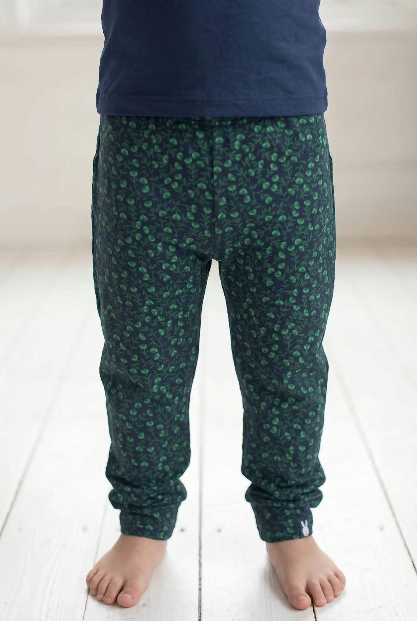 ORGANIC - Danekanel leggings Dark Navy FLEURIE