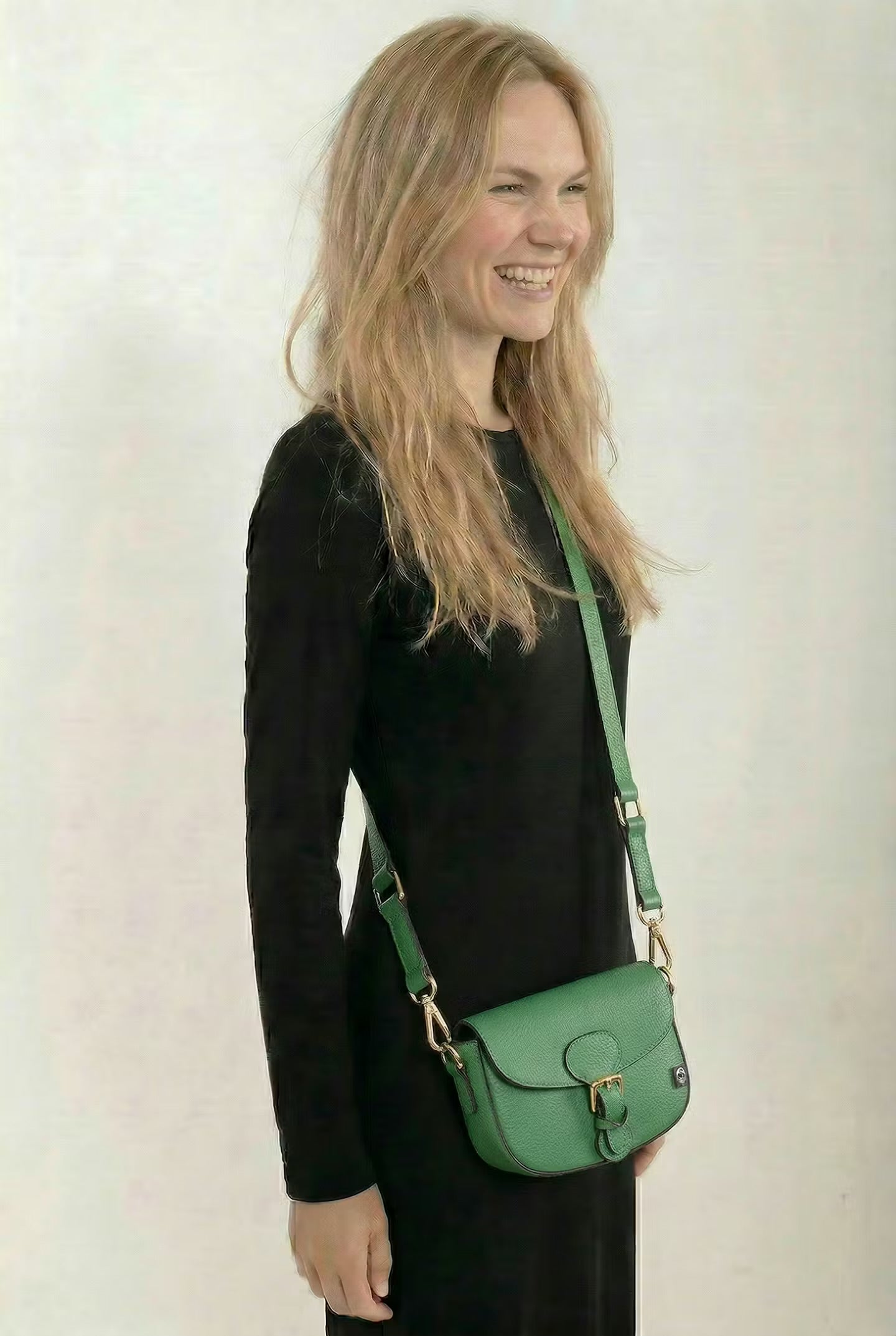 ESS - Danebernadotte Leather Shoulder Bag Green