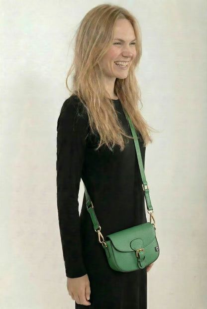 ESS - Danebernadotte Leather Shoulder Bag Green