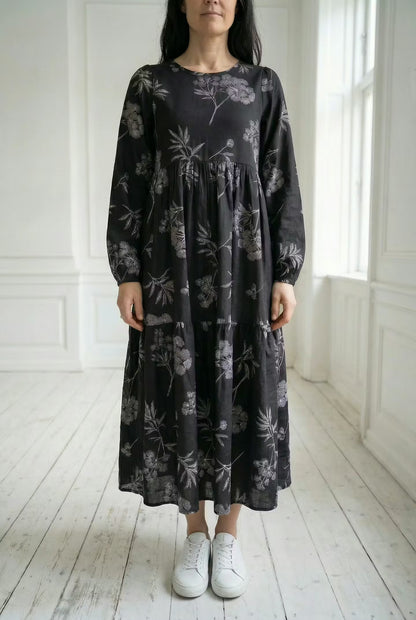 Danoktober Dress Black/Chalk HEMLOCK