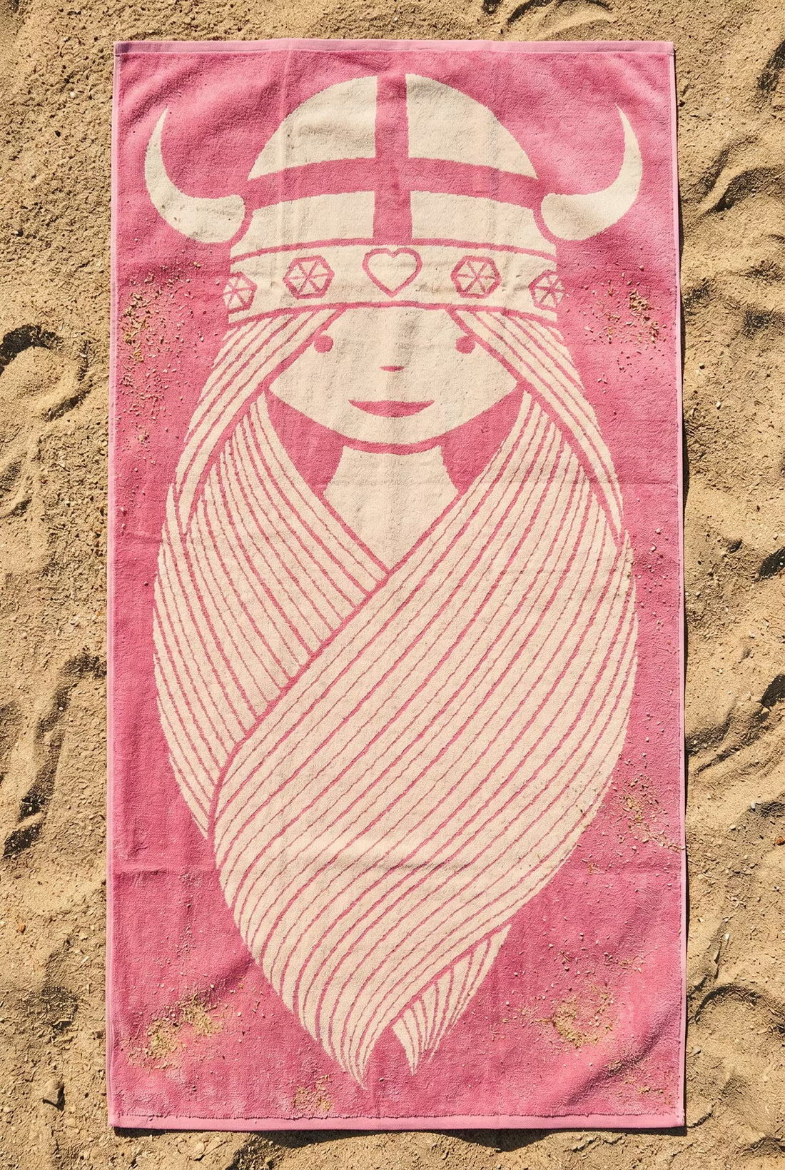 Danebademester Towel Shy Pink/Light Beige FREJA
