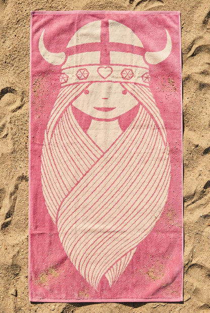 Danebademester Towel Shy Pink/Light Beige FREJA
