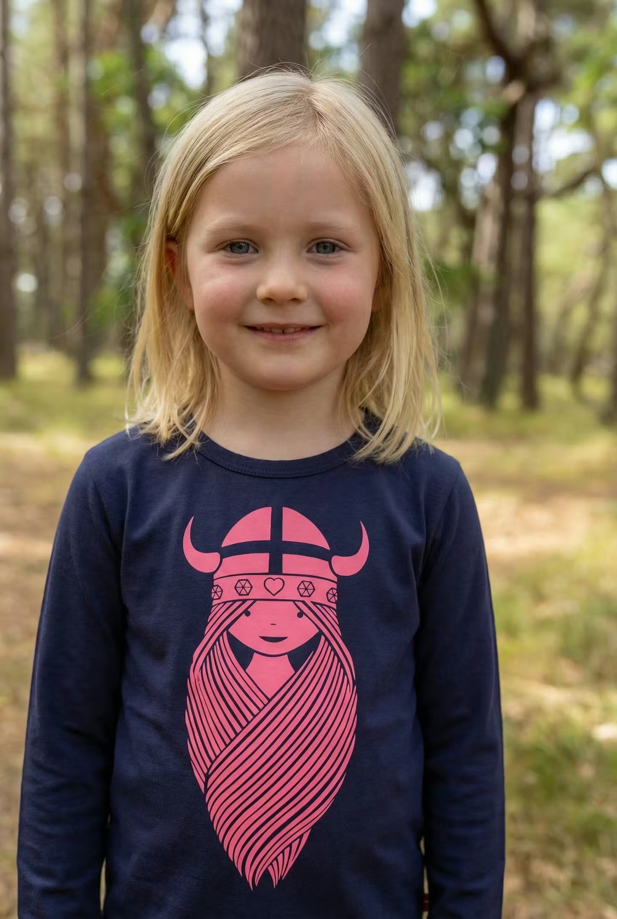 ORGANIC - Danebasic LS Dk Navy FREJA