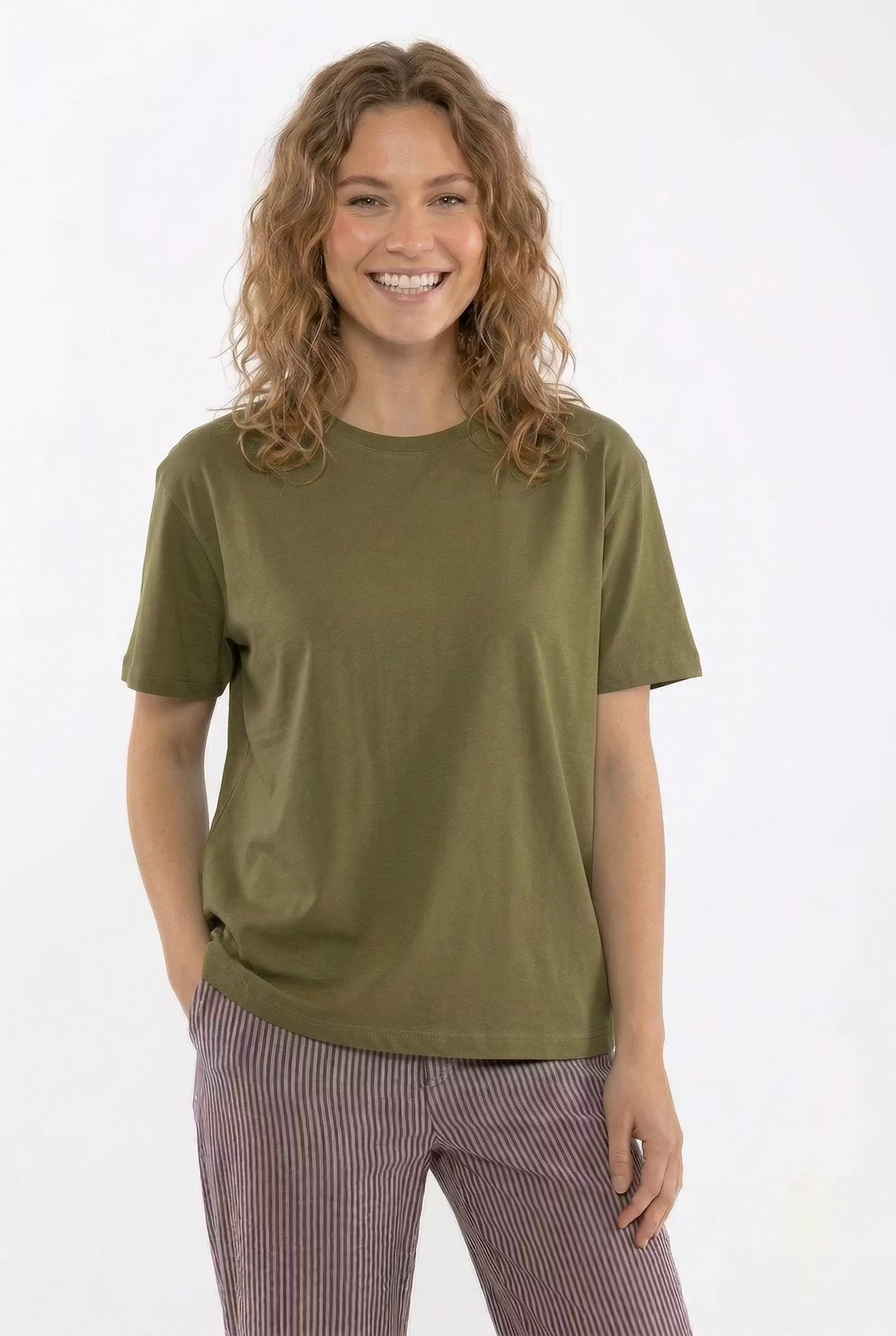 Danebasic Boxy Tee Olive