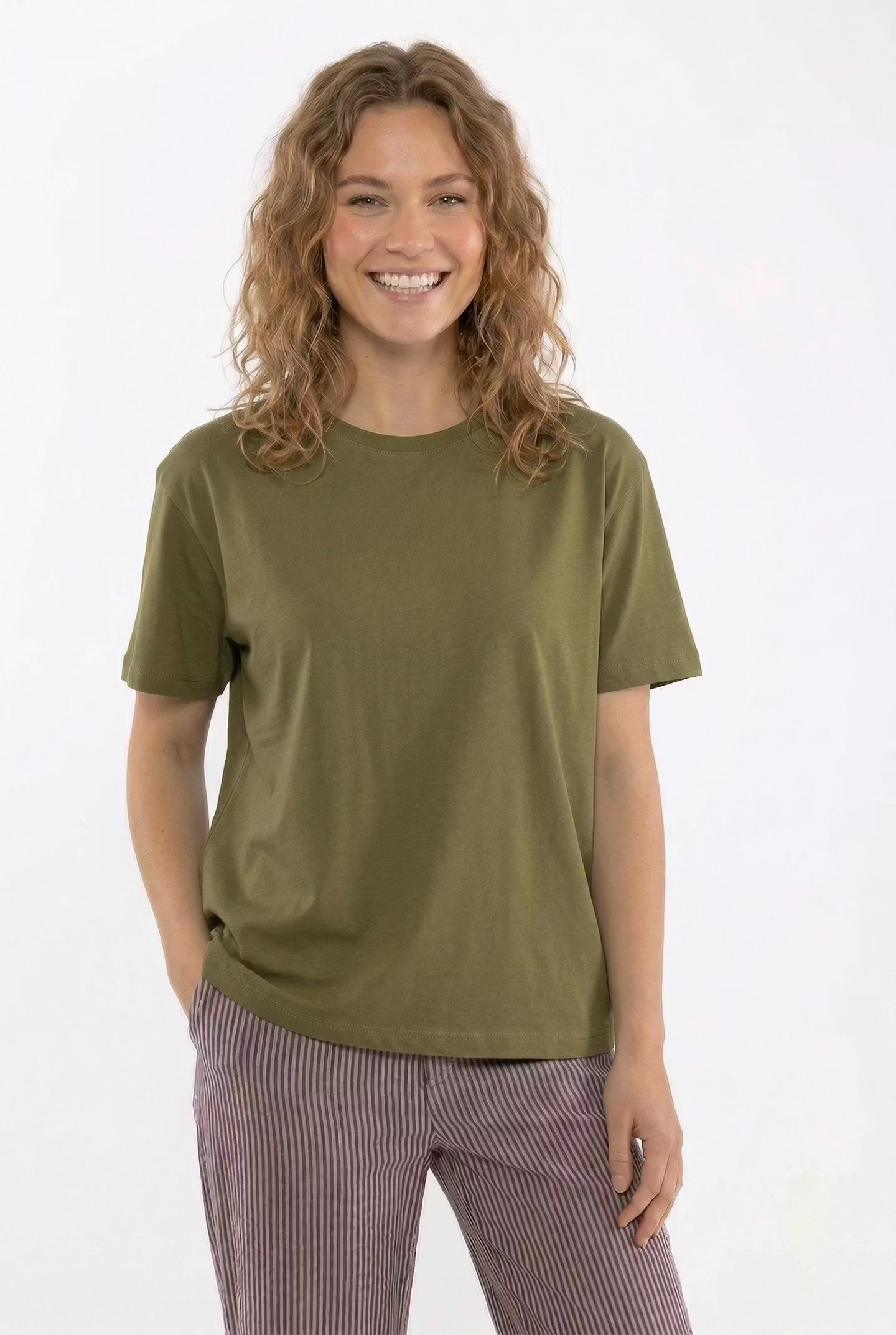 Danebasic Boxy Tee Olive