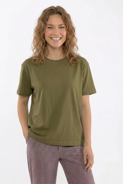 Danebasic Boxy Tee Olive