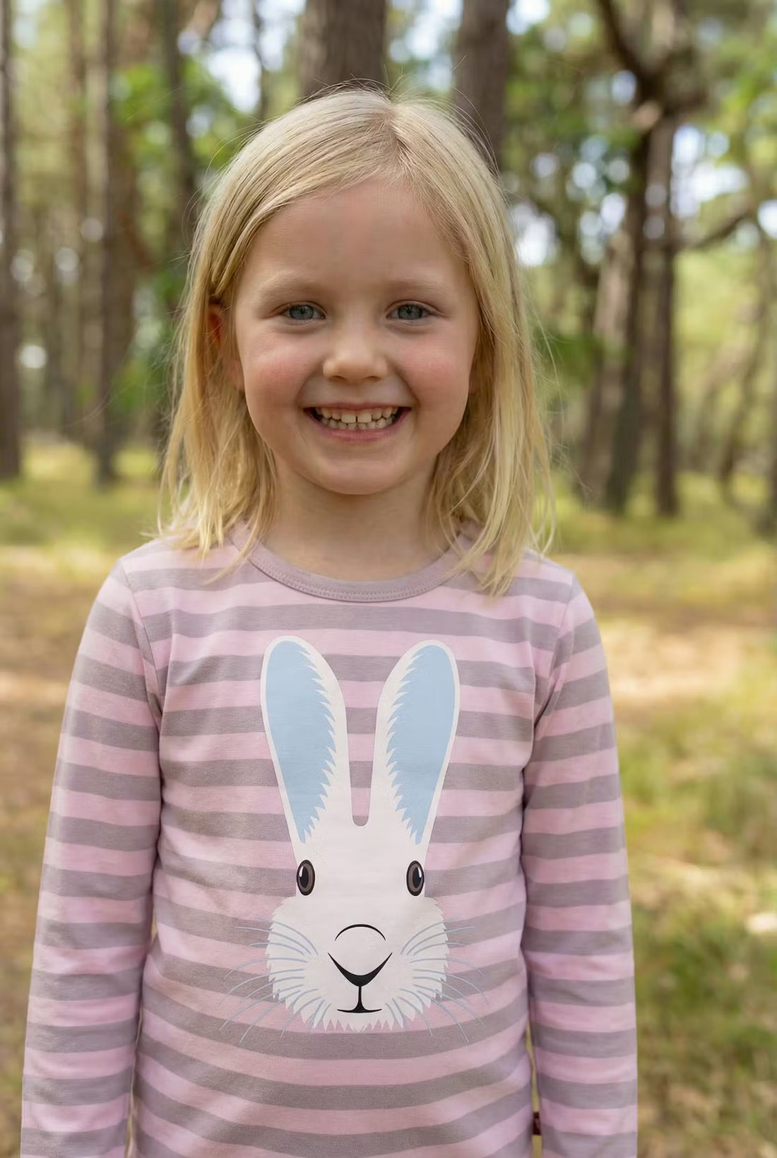 Dyrroar T AOP/STRIB Rose Beige/Lt Rose VILDKANIN