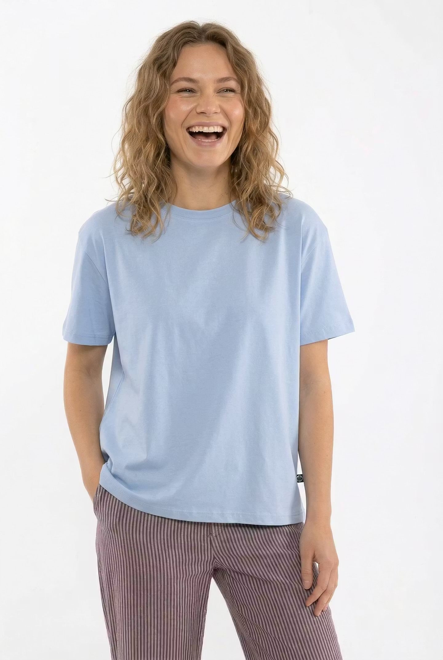Danebasic Boxy Tee Cold Sky