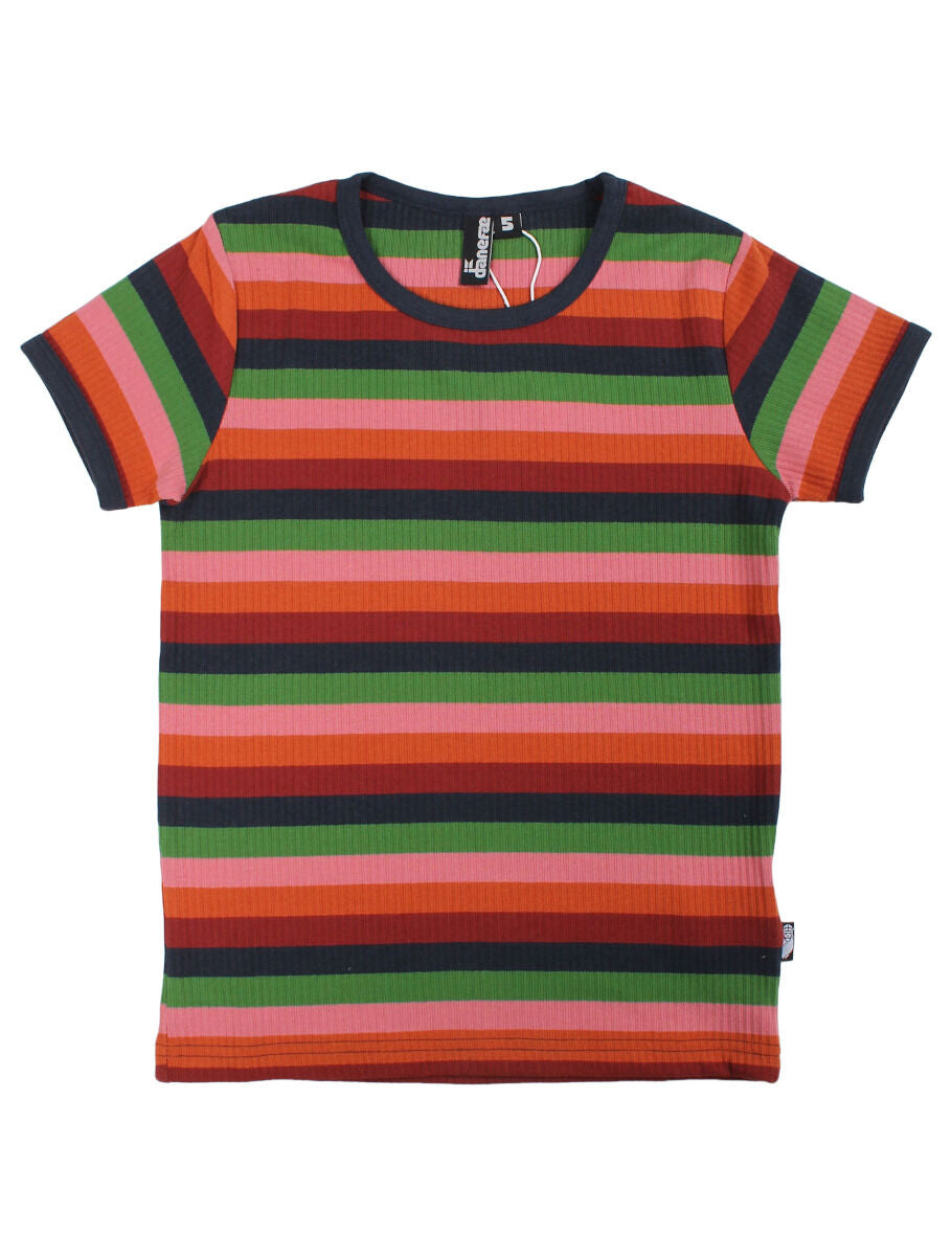 T-shirt til børn med striber 