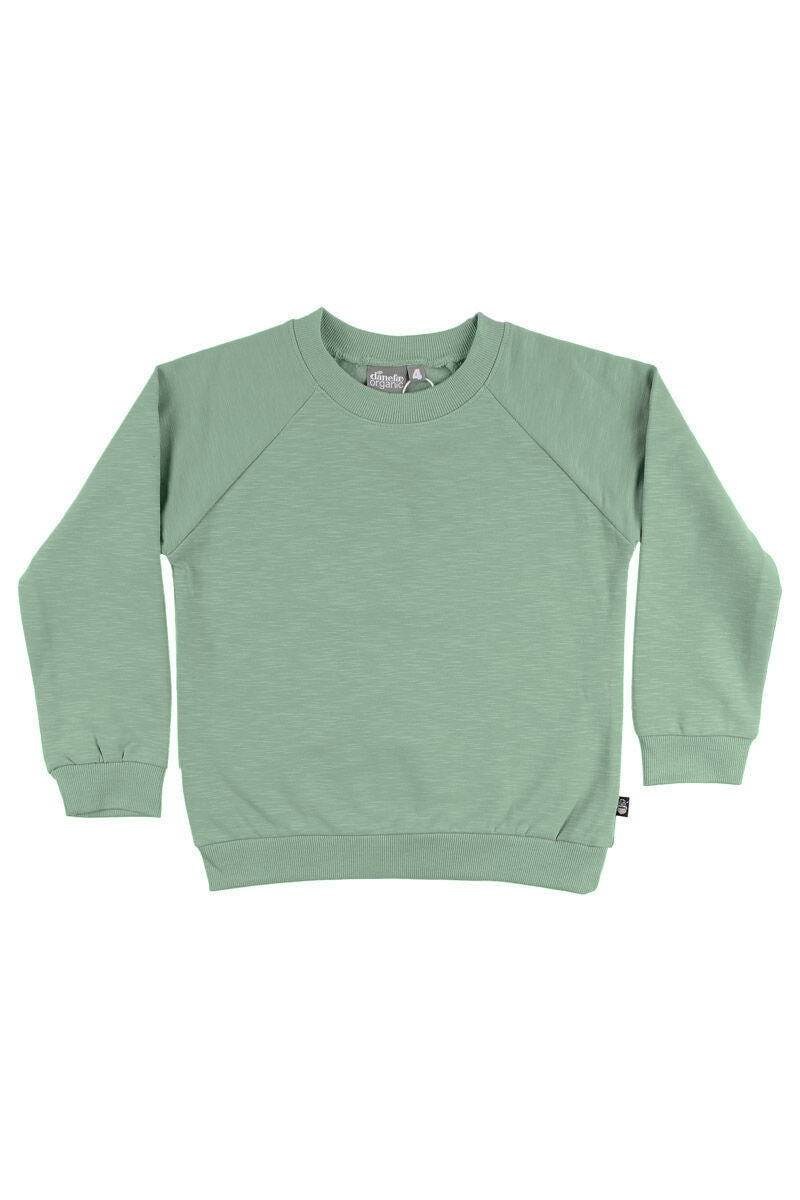 Sweater til børn i grøn  