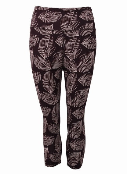 ESS - Bamboo 3/4 leggings Dark Bdx PALMA