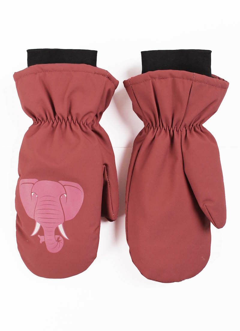 Dyrpaw Mittens Rose Tile ELEFANT