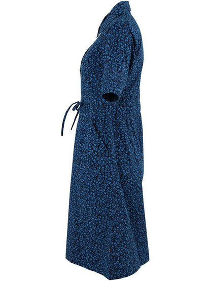 Danesusanne Poplin Dress Dusty blue FLEURIE