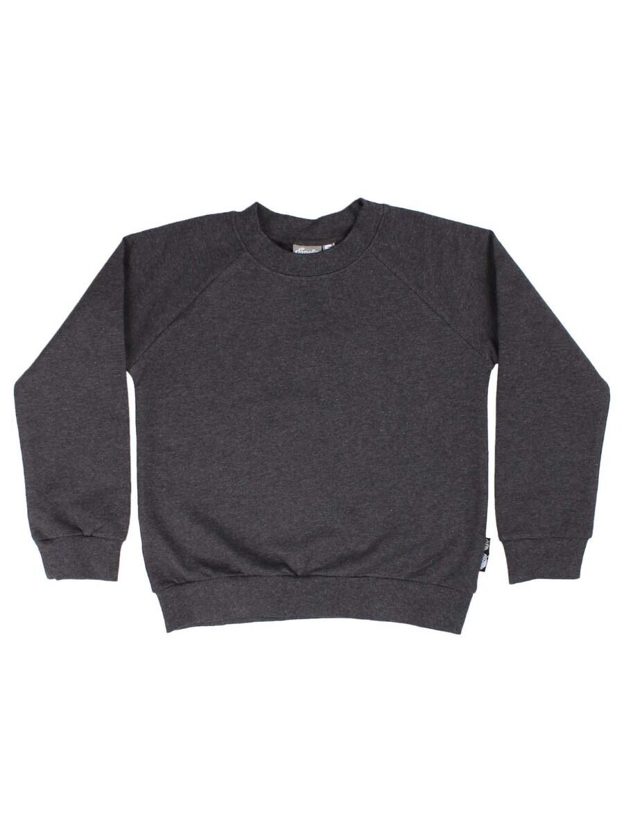 ESS - ORGANIC Danemineral Sweater Dark Hthr Grey