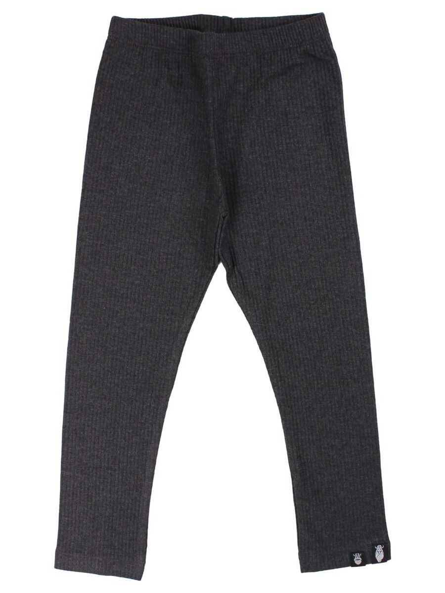 ESS - ORGANIC Danesirup Leggings Dark Hthr Grey