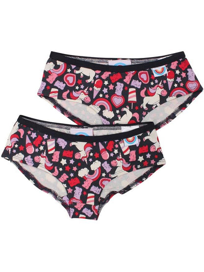 BIFROST - 2Pak Underwear Girls Dk Navy SUGARRUSH