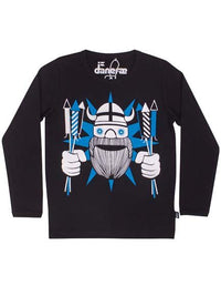 Danenorthpole Tee Black KRUDTTOSSE