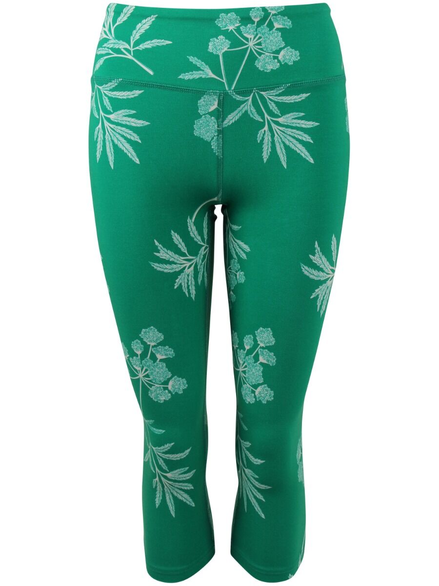 ESS - Bamboo 3/4 leggings Green/chalk HEMLOCK