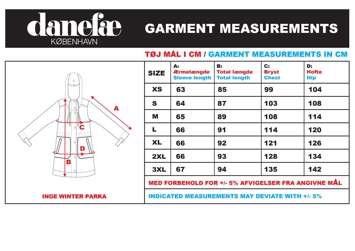 Daninge Winter Parka Black (silver trim)