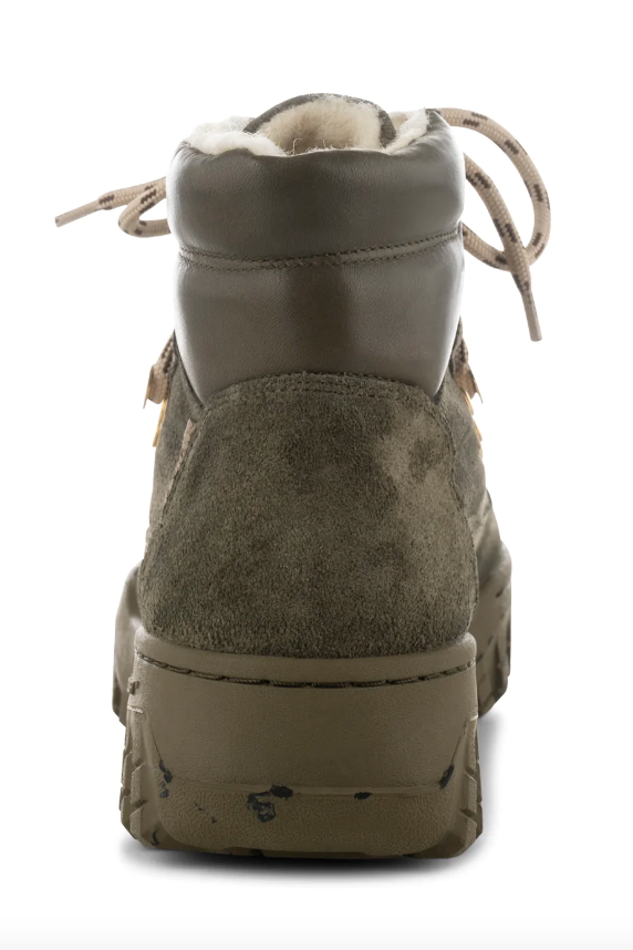 WODEN Iris Track Suede Moss