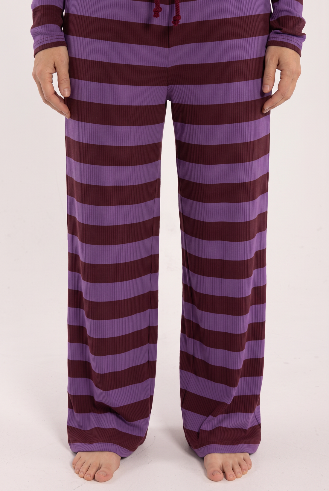 Danegoals Ribbing Pants Dark Wine/Purple