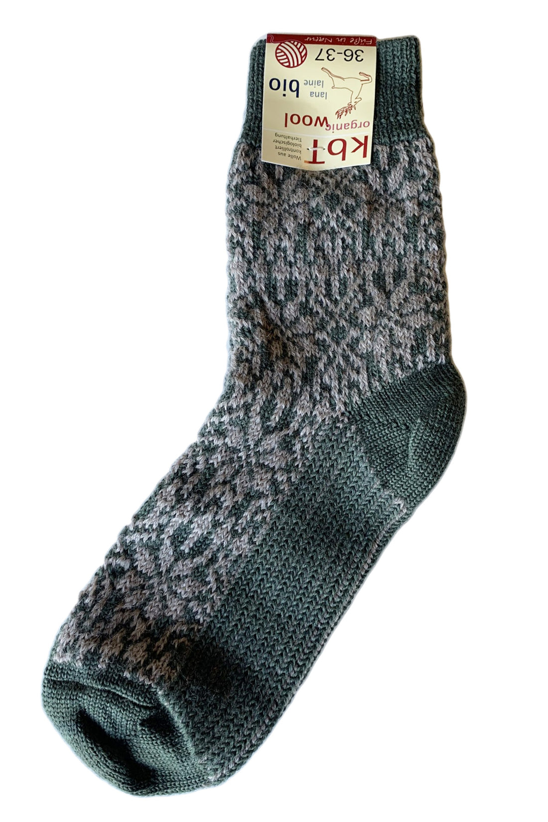 Hirsch Natur Wool Socks Khaki/Olive