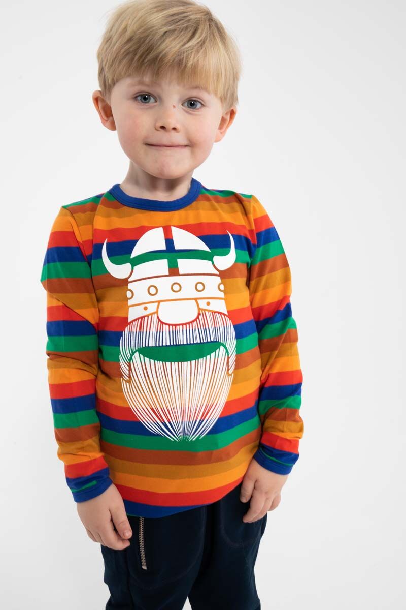 Bluse til børn med viking 