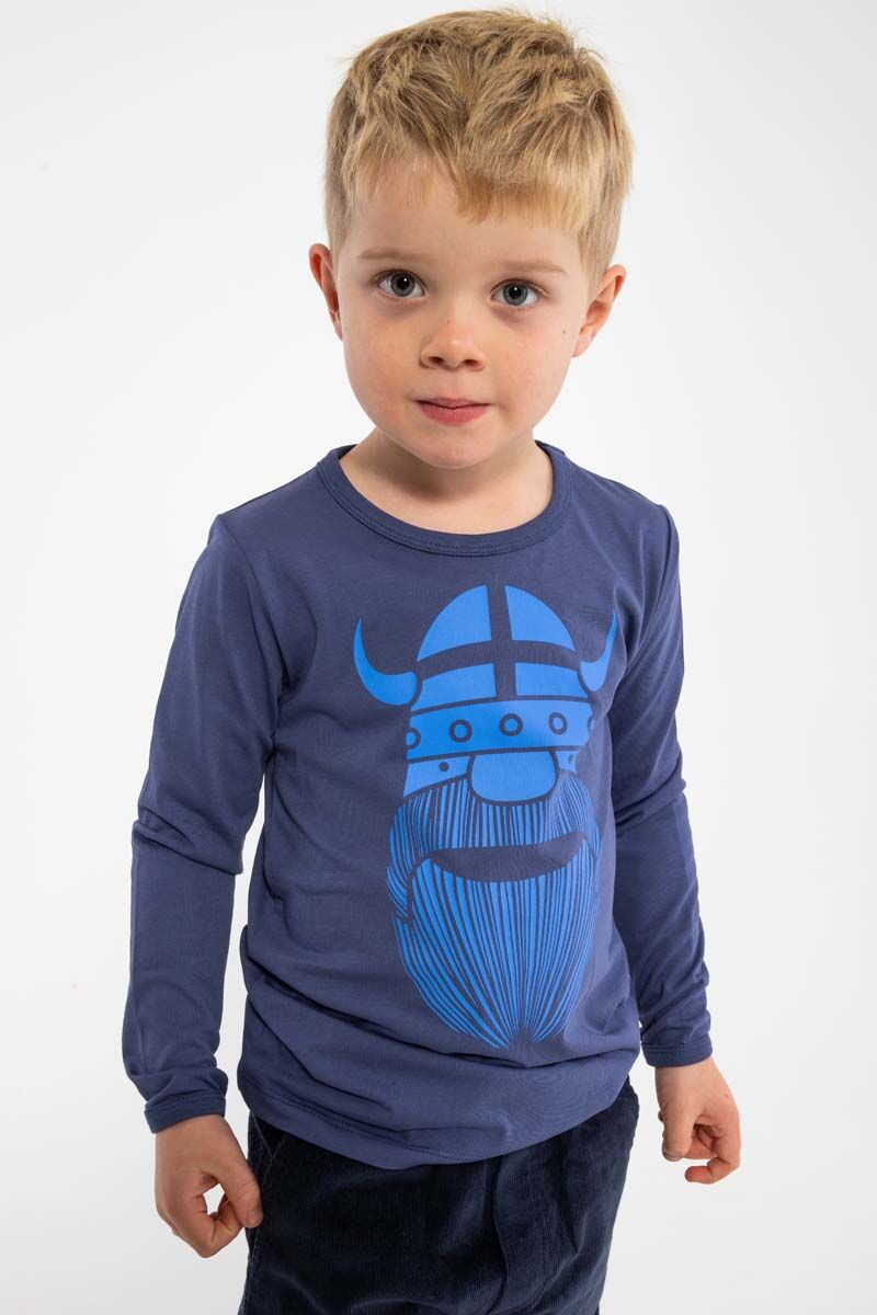 Bluse til børn med viking