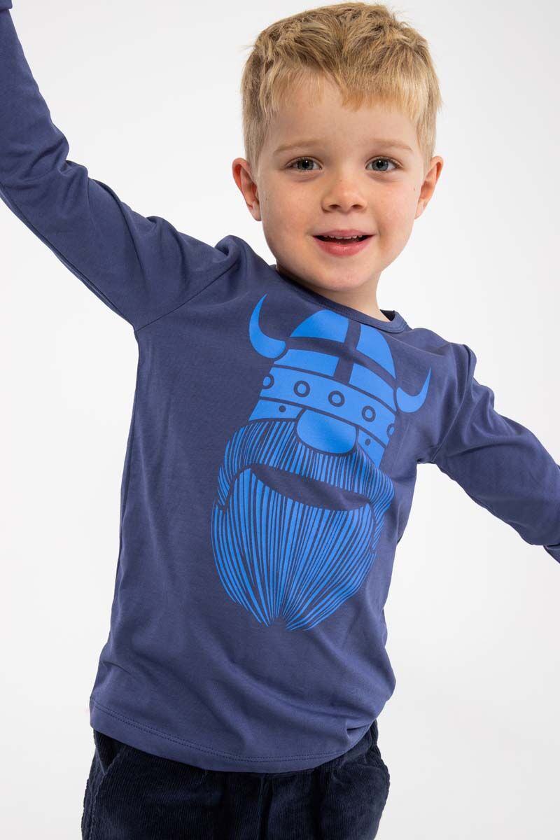 Bluse til børn med viking