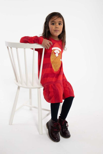 Daneseahorse Dress Dk Red/Red MISSNISSE