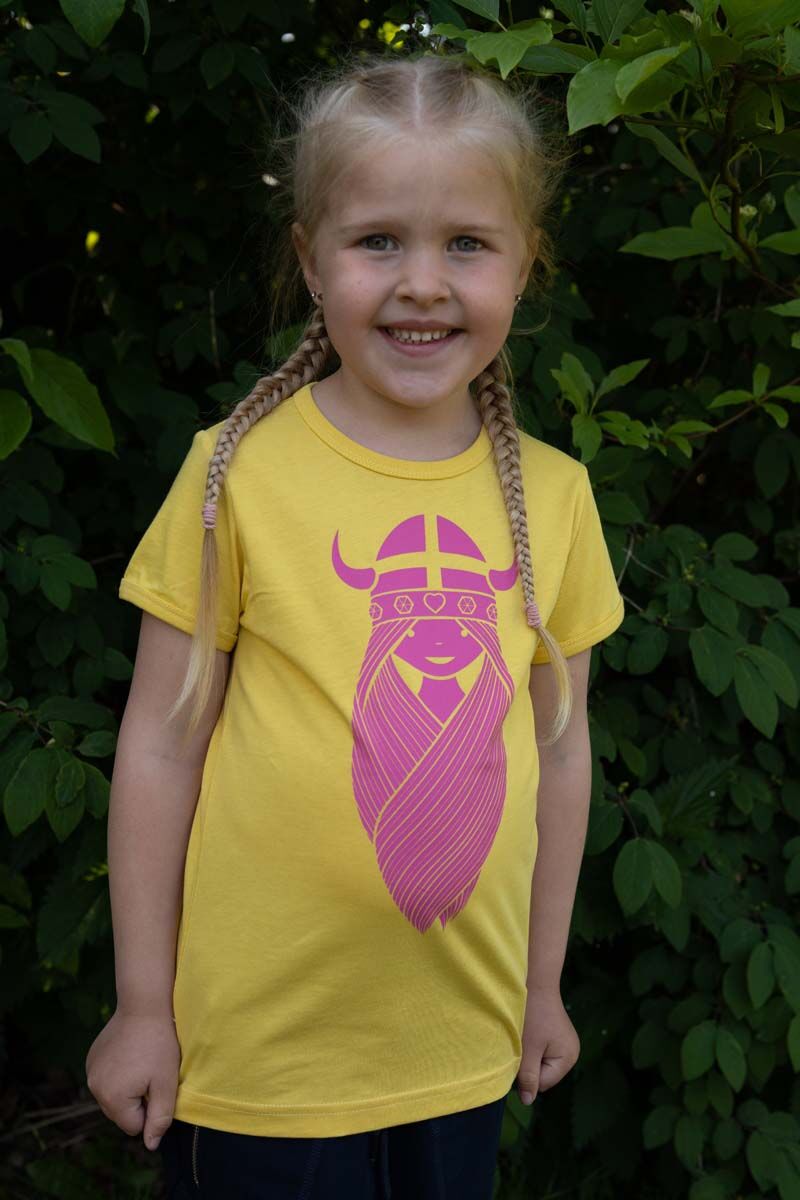 Danebasic SS Faded Yellow FREJA (Super Pink)