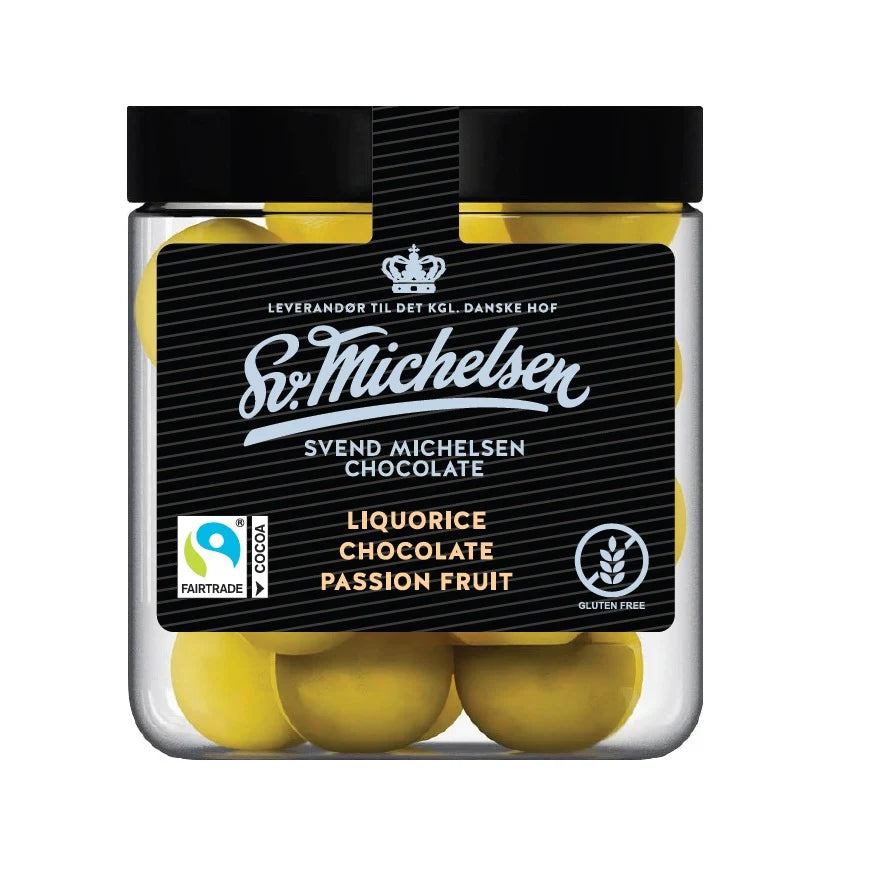 SV Michelsen Lakrids med hvid chokolade og passionsfrugt