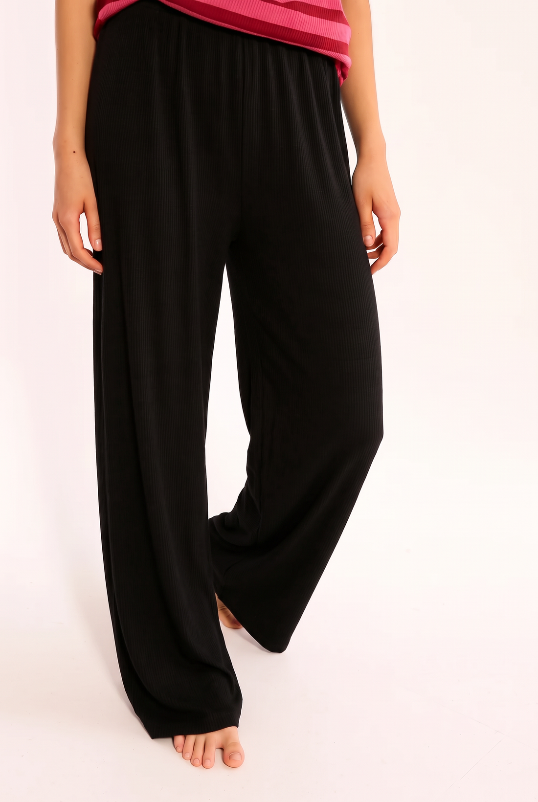 ESS - Danebalka Ribbing Pants Black