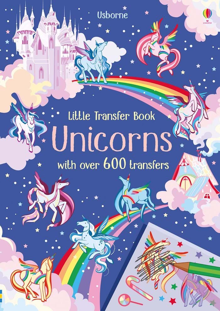 Usborne-Little Transfer Book Unicorn