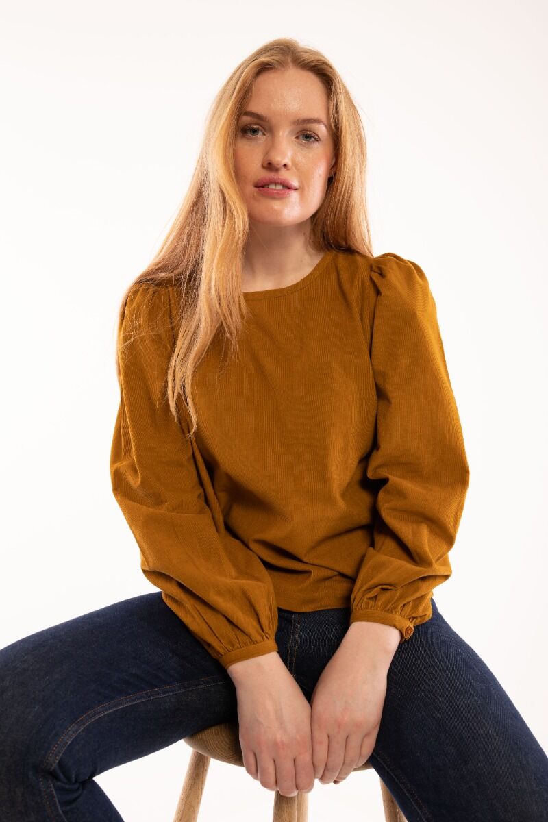 Danelouise Cord Shirt Mustard