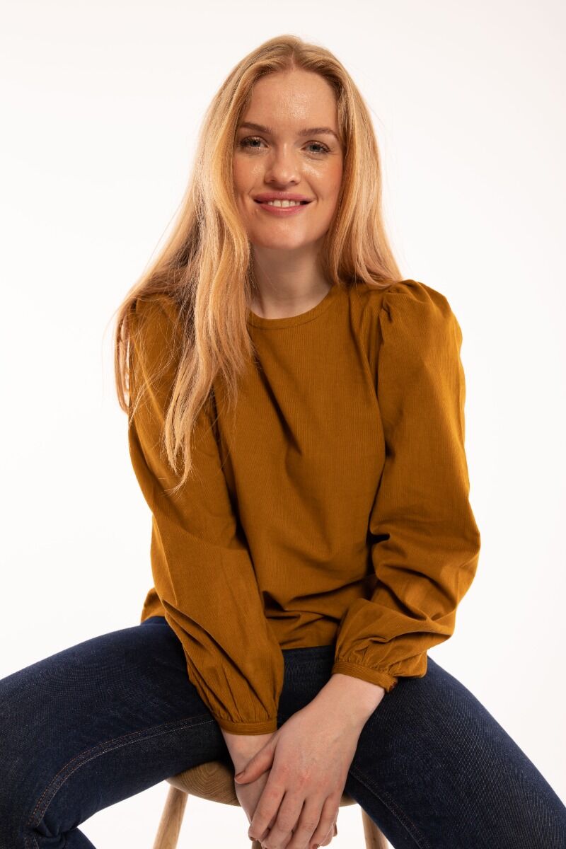 Danelouise Cord Shirt Mustard