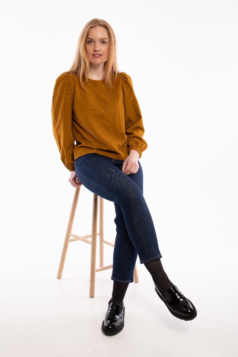 Danelouise Cord Shirt Mustard