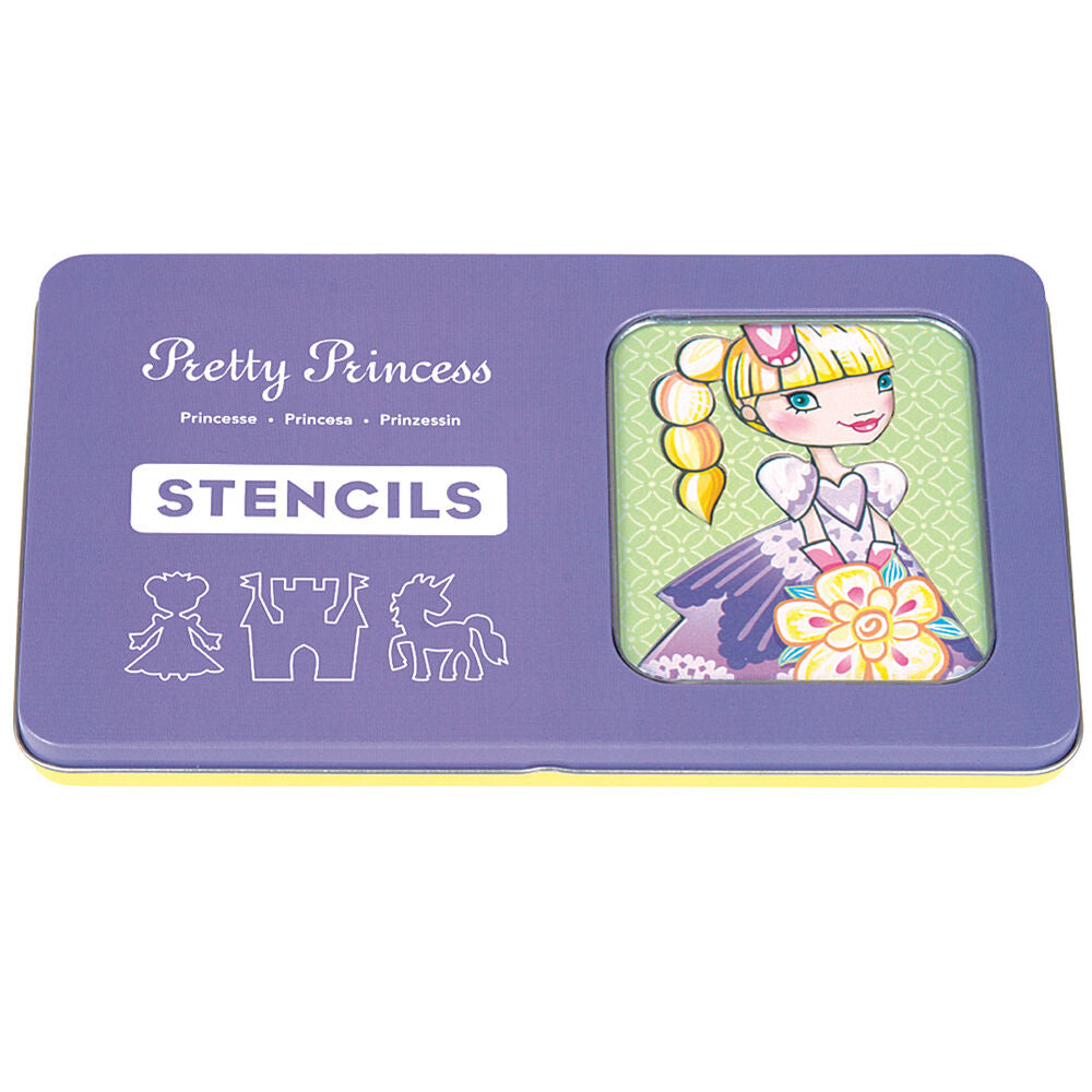 Room2Play-Mudpuppy Stencils Smukke Prinsesser