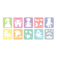 Room2Play-Mudpuppy Stencils Smukke Prinsesser