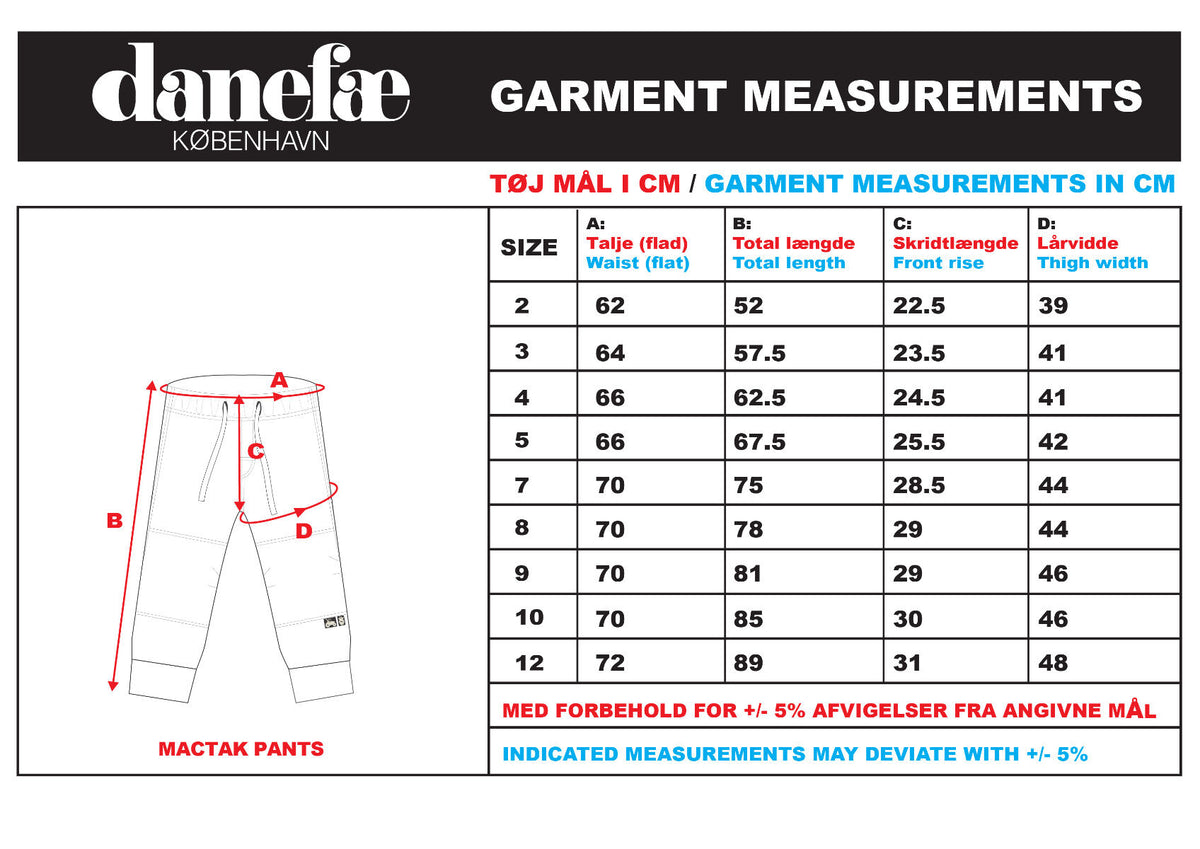 Danemactak Pants Denim