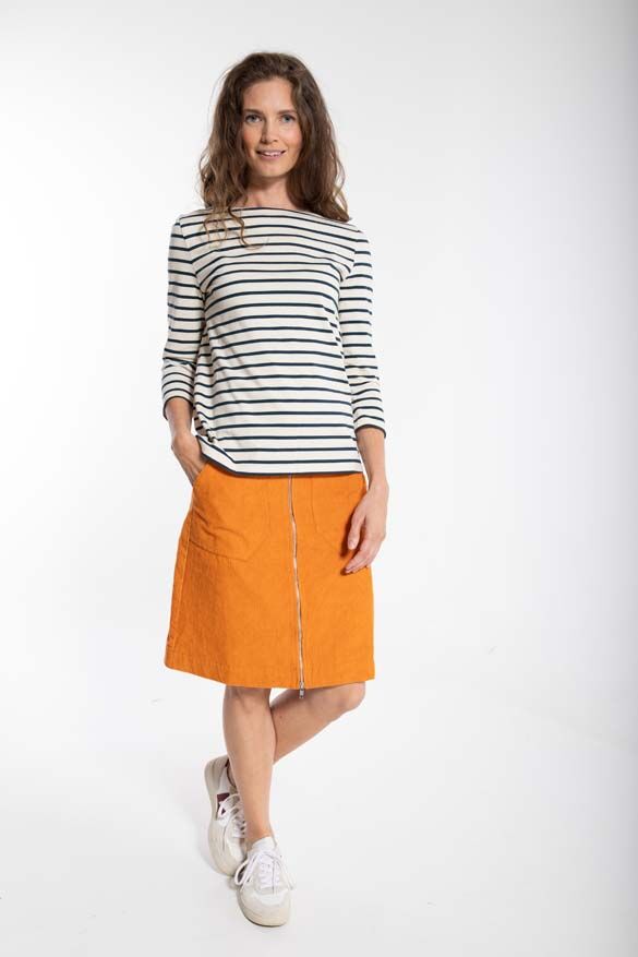 Danemadelaine Cord Skirt Honey